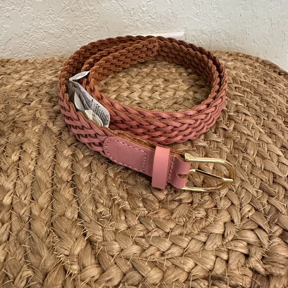 2-Belt Bundle | Braided Belts | Size Medium | NWOT | Gold Buckle - Picture 2 of 5